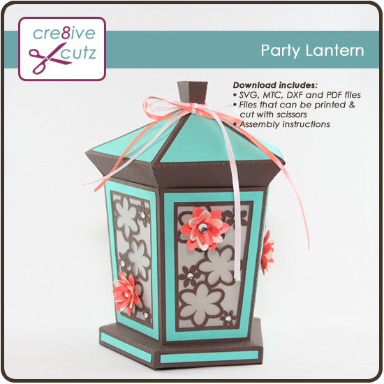 3D Party Lantern SVG Cutting File - New in the Store