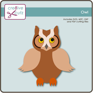 He's a Hoot! Free Owl SVG Cutting File