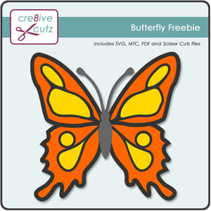 Free Butterfly SVG Cutting File