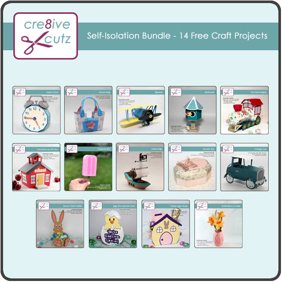 Self-Isolation Bundle - 14 FREE Craft Projects