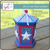 3D 4th of July Luminary papercrafting project