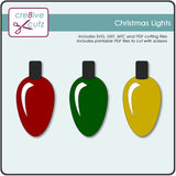 Christmas Lights SVG Cutting File for Cricut