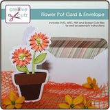 Flower Pot Card & Envelope