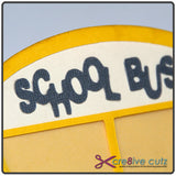 School Bus Pop-up Card