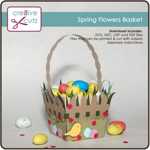 Spring Flowers Basket