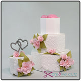 Tiered Wedding Cake & Cake Stand 3D SVG Project