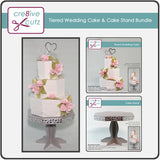 Tiered Wedding Cake & Cake Stand 3D SVG Project