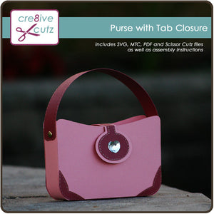 Purse with Tab Closure